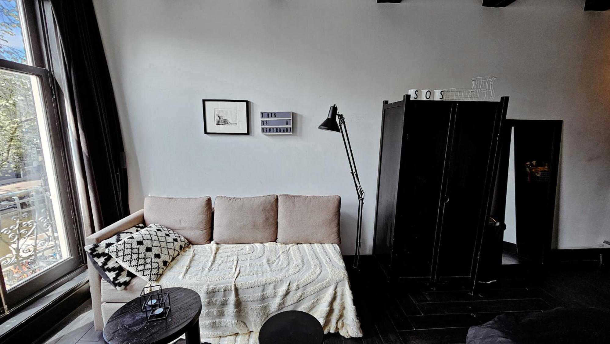 The Black Beauty Private Studio With Canal View From 1799 Amsterdam Exterior foto