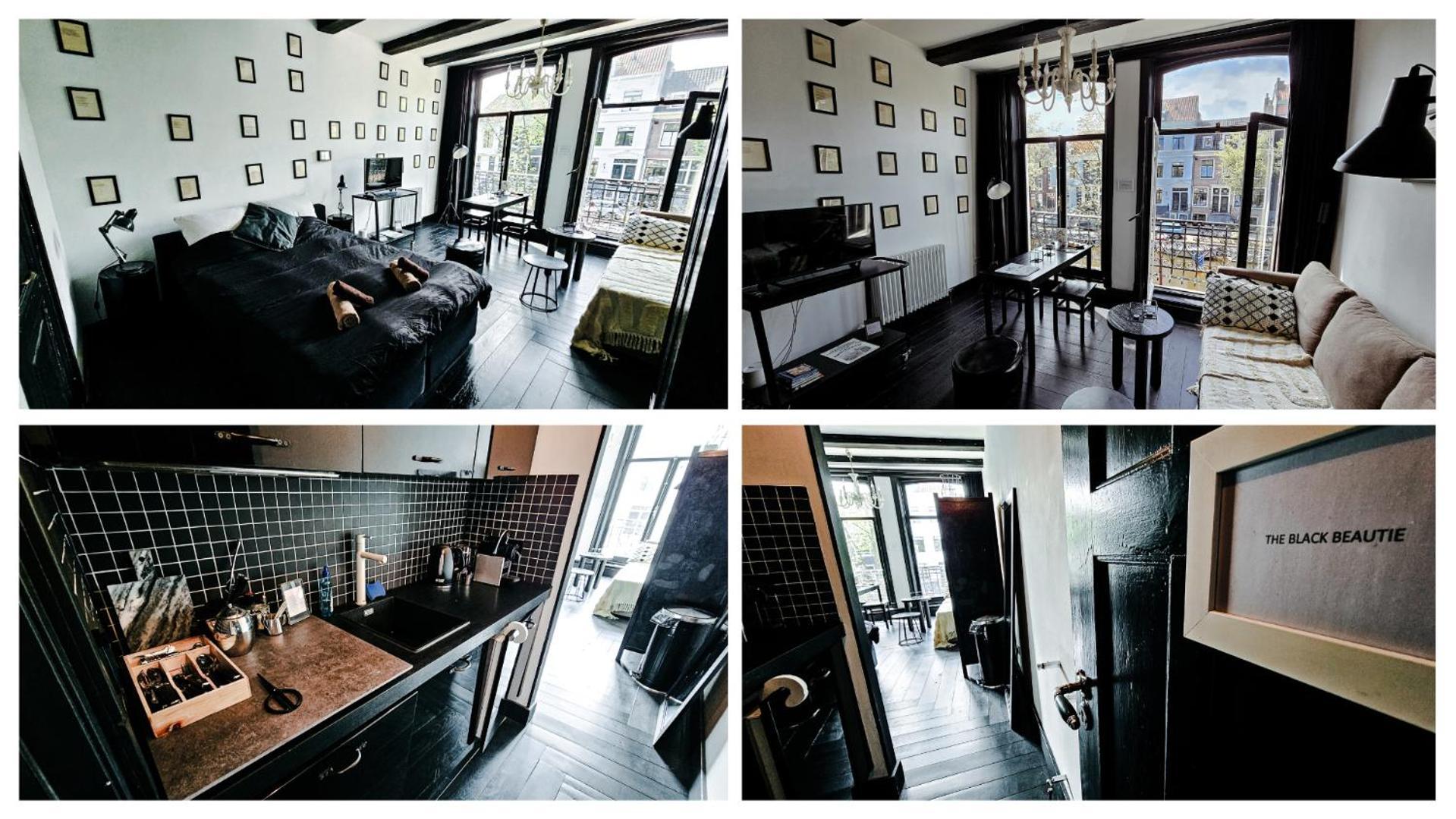 The Black Beauty Private Studio With Canal View From 1799 Amsterdam Exterior foto